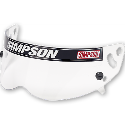Simpson Helmet Replacement Shield Clear - Bandit Super Bandit Drag Bandit 89400A