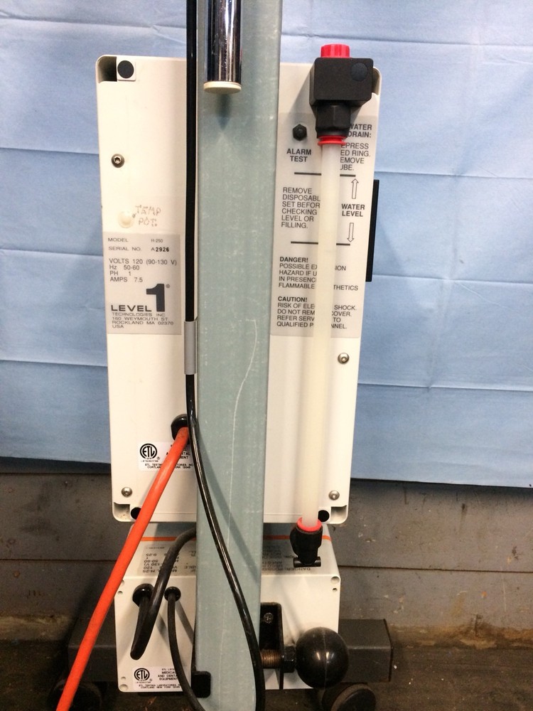 Level 1 Technologies System 250 Fluid Warmer, H-250, H-25, H-2