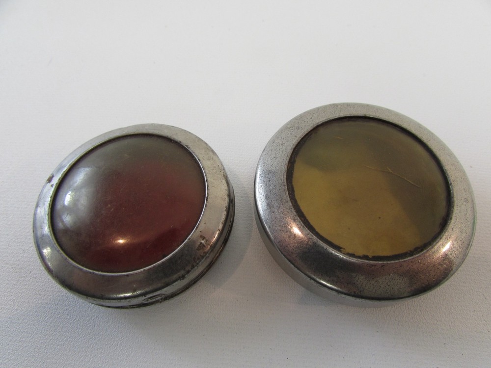 (ref288CT) 2 Vintage pocket watch protectors cases