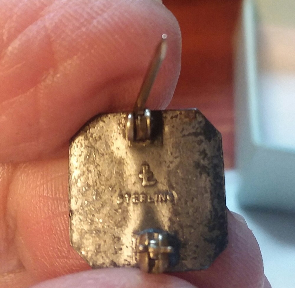 Antique 4H Pin - Sterling Silver