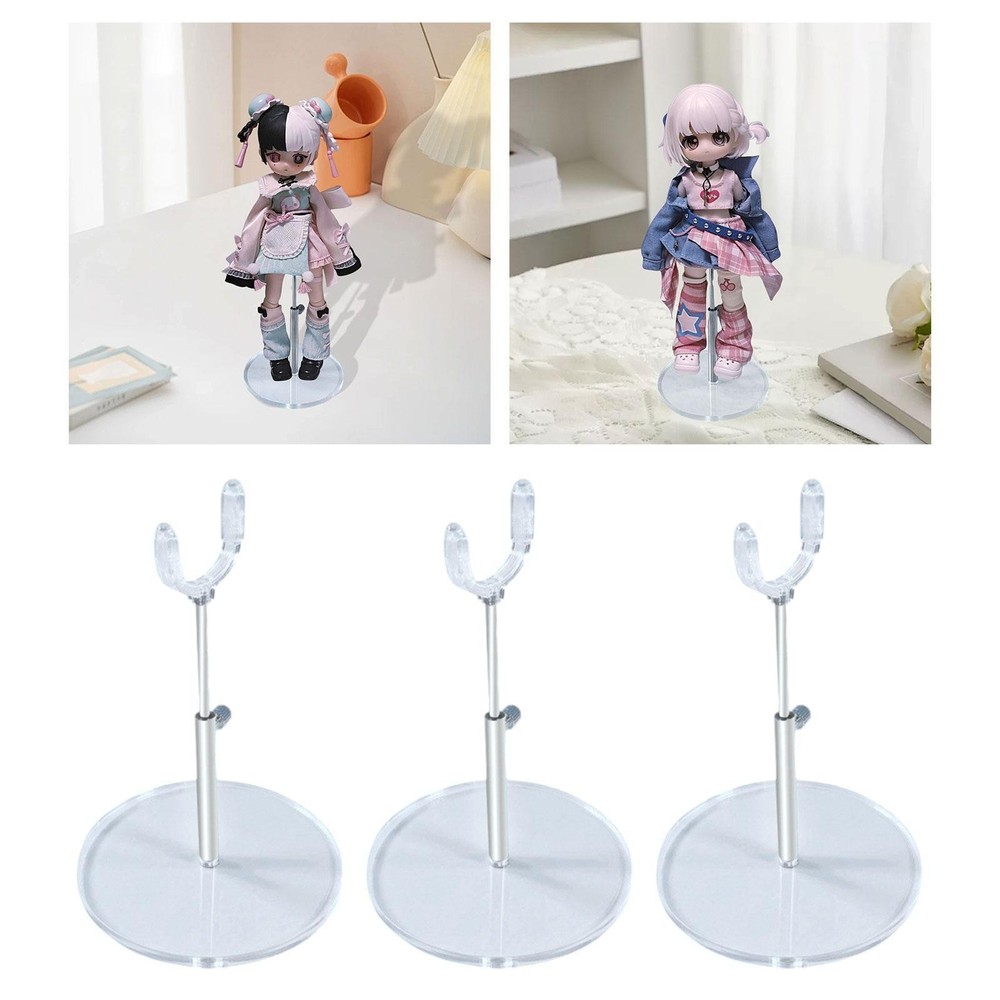 Adjustable Doll Stand Doll Accessories Organizer Support BJD Dolls Holder