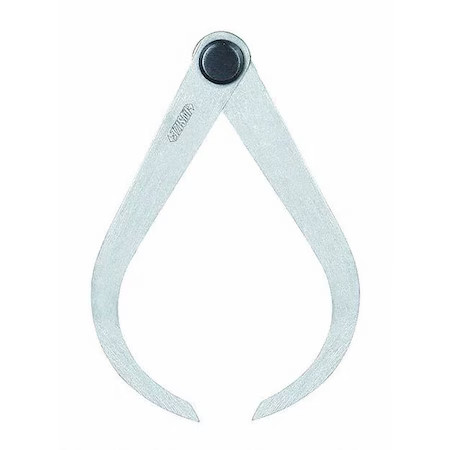 Insize 7241-150 Outside Spring Caliper, Steel, 6" Range
