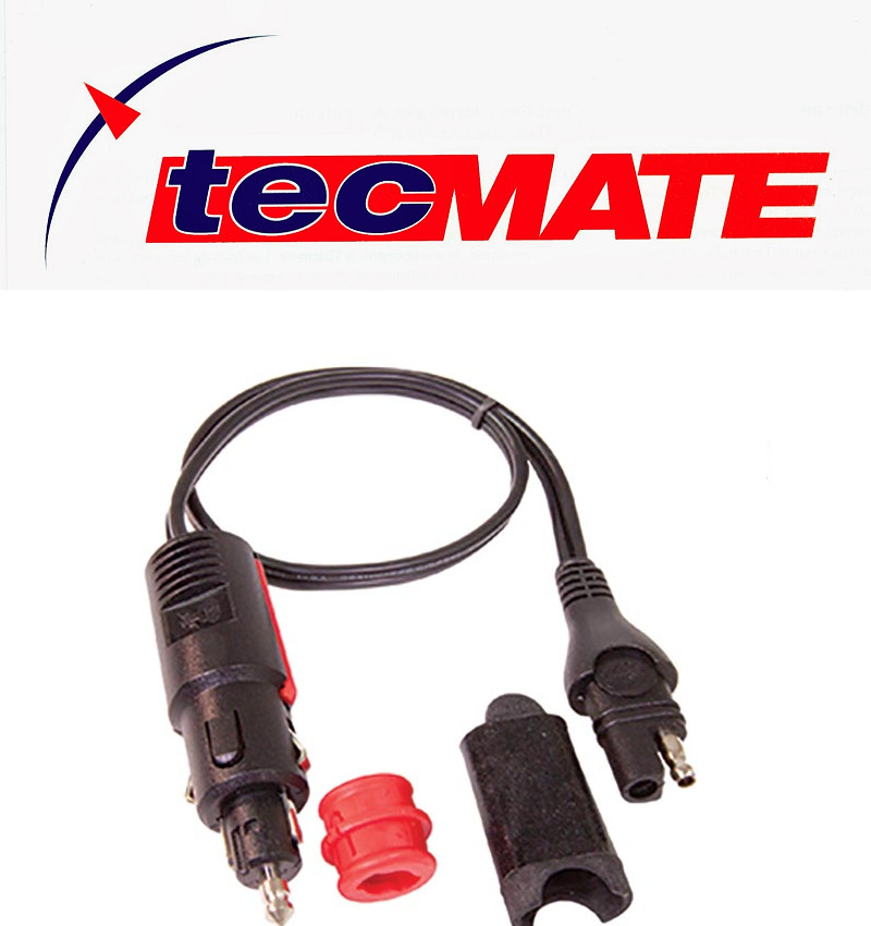 Tecmate charger socket DIN MALE SAE-72 cable 1 meter