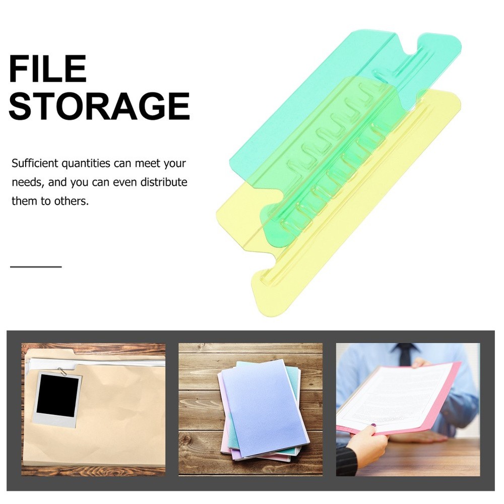 20 Pcs File Folder Tabs Hanging Labels and Inserts Files Folders