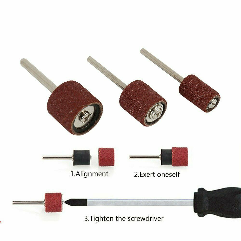 252Pcs Sanding Drum Kit For Nail Drill Bits Dremel Accessories Rotary Tool
