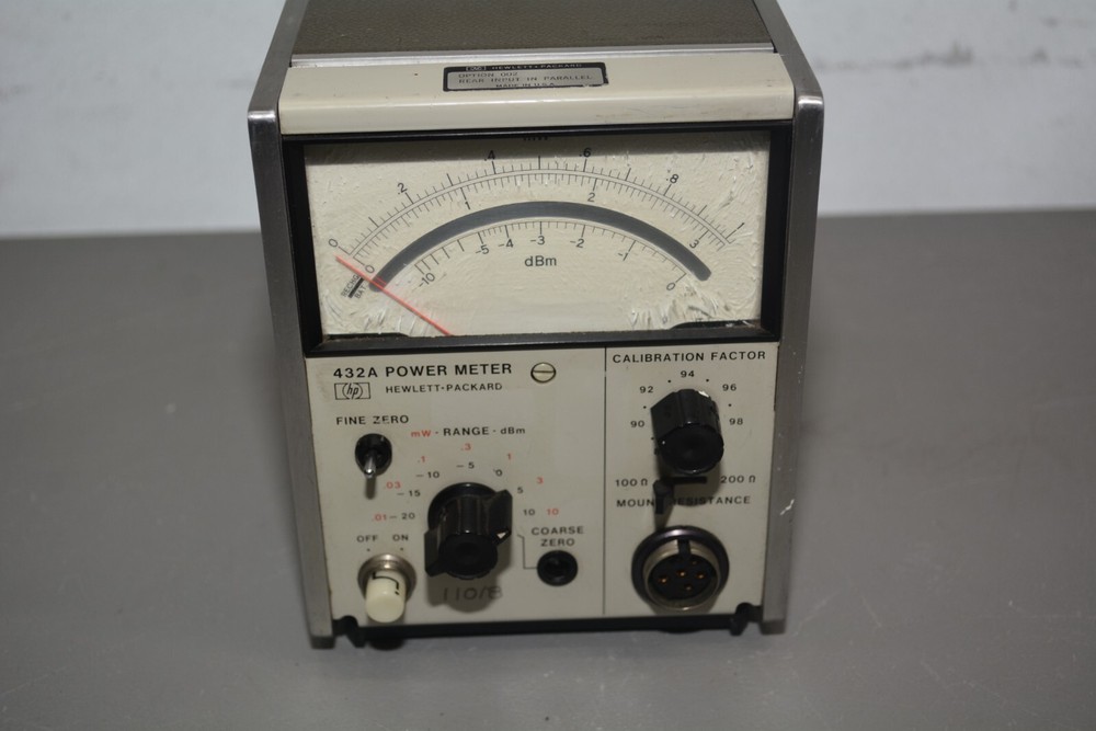 HP Hewlett Packard model 432A Power Meter Option 002 #X761