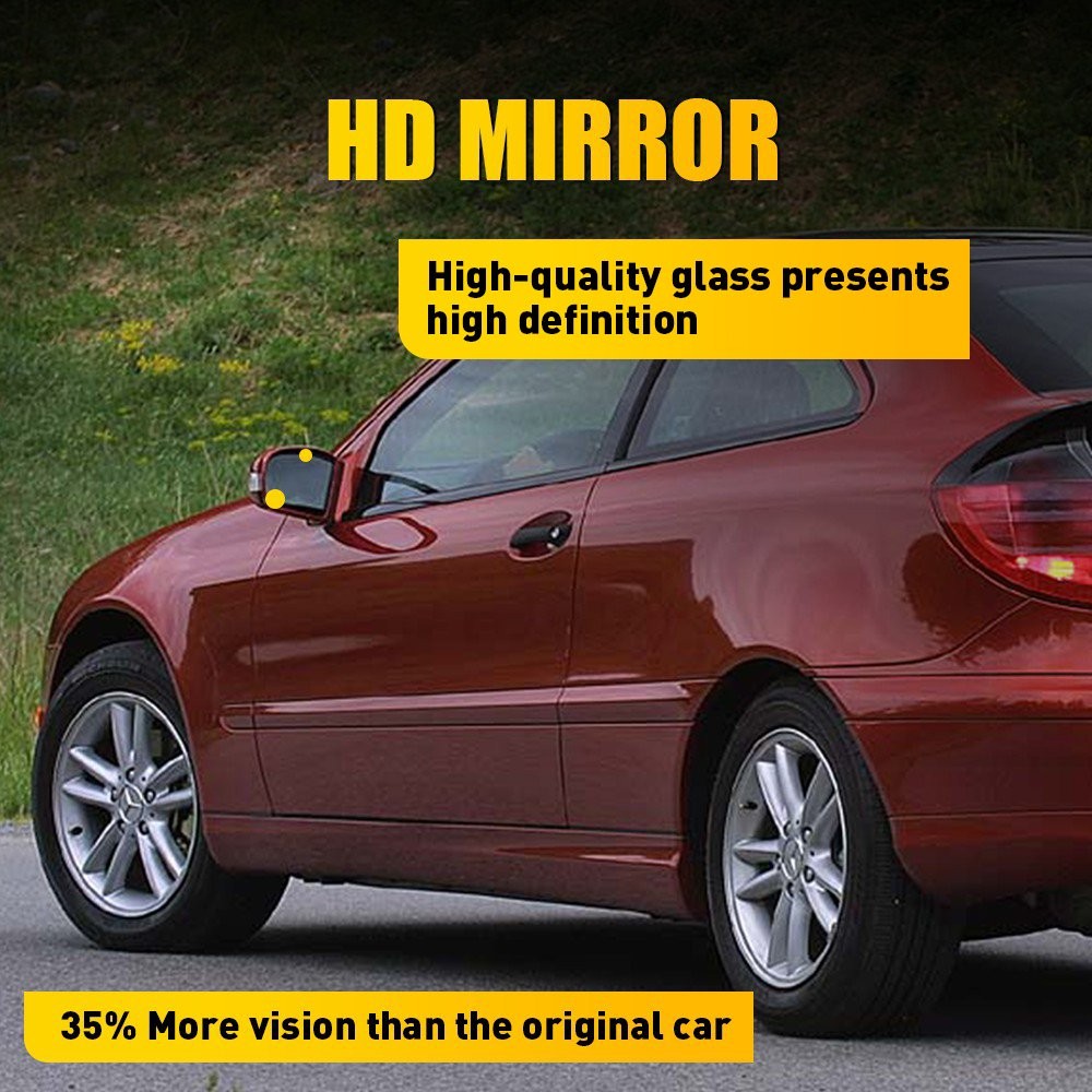 For 2003-2006 Mercedes W211 E320 E350 E500 Driver Left Mirror Glass OEM