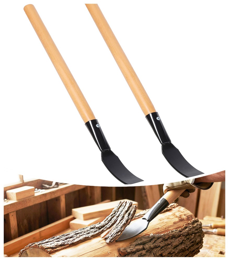 25"Bark Spud Debarking Tool Log Peeler Tools Bark Removal Tool Log Debarker Tool