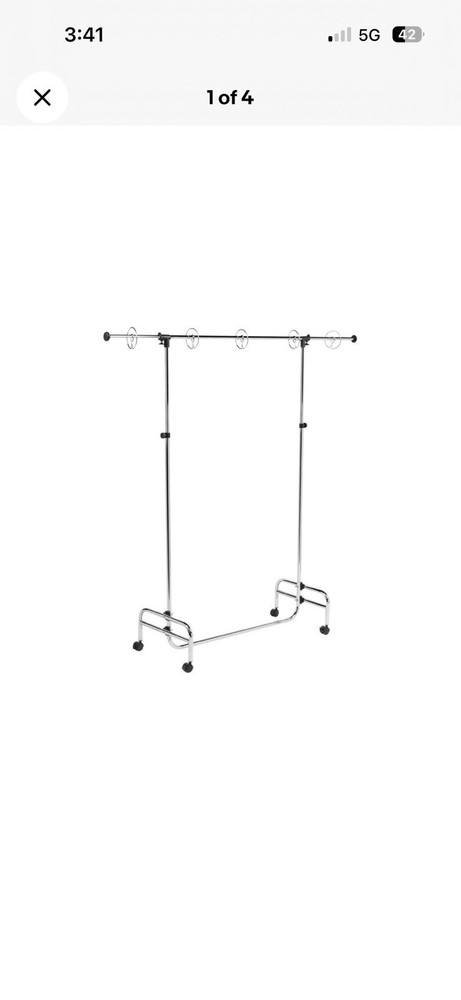 Pacon Display Stand 78" Height x 77" Width - Silver