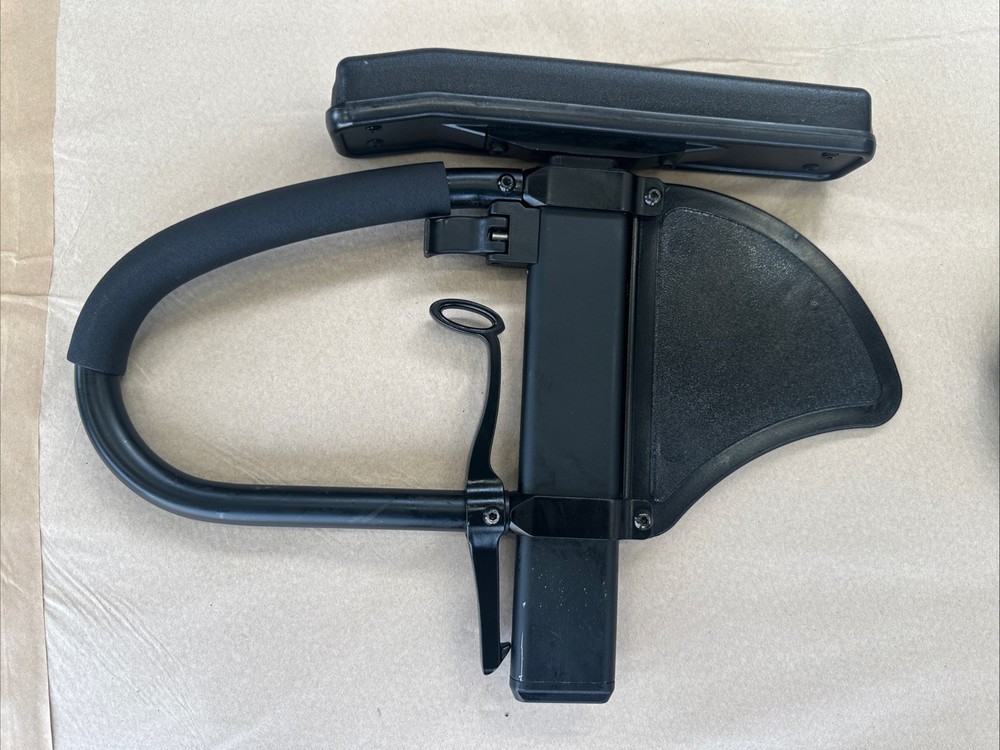 2 - QUICKIE 2 Single Post Wheelchair Armrest Side Assemblies Adjustible Height