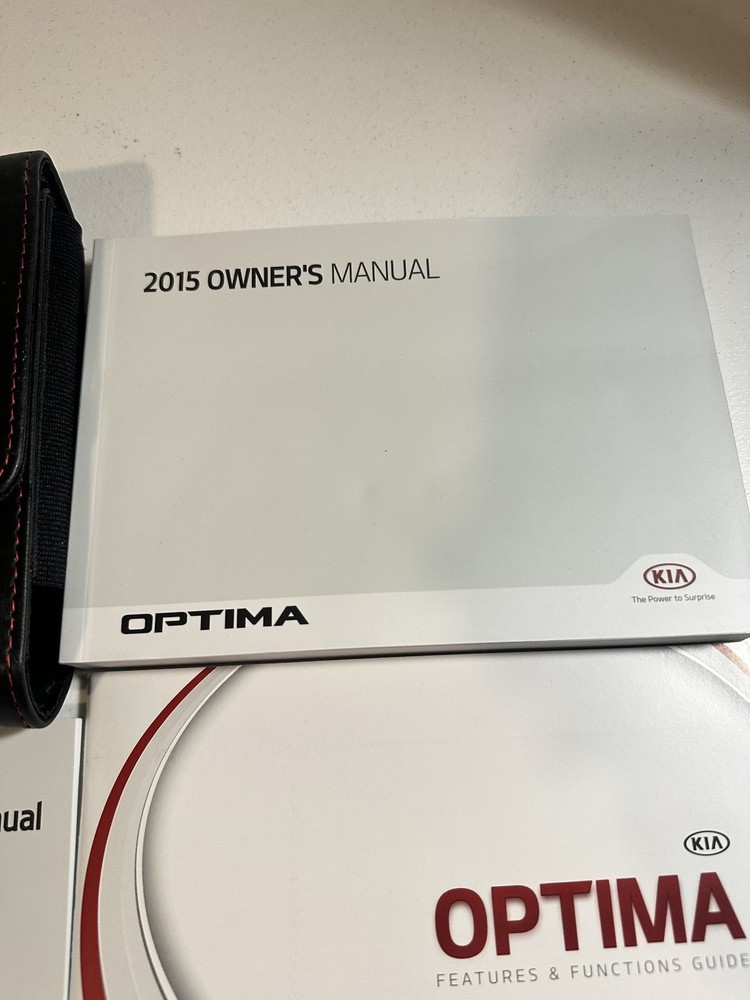 2015 Kia Optima Owner's Manual Set