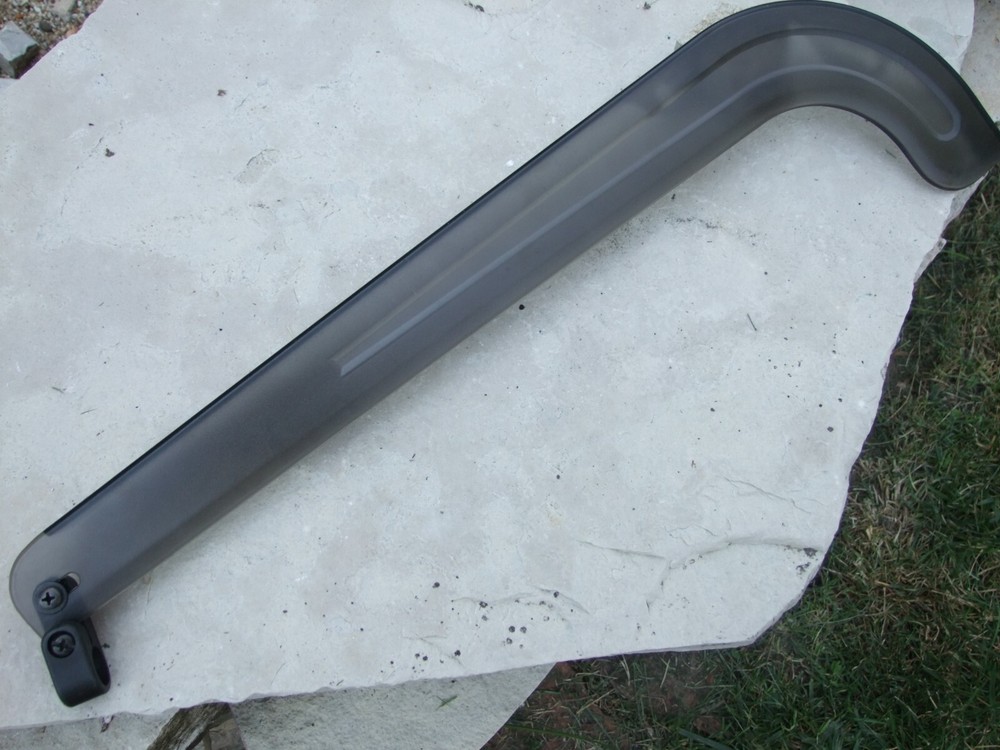 Smoke colored chain guard for BMX Bicycle, 19" long, missing hardware