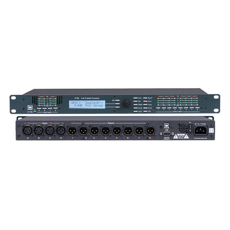 4.8SP 110V/220V Digital Speaker Audio Processor Audio Effector for DriveRack