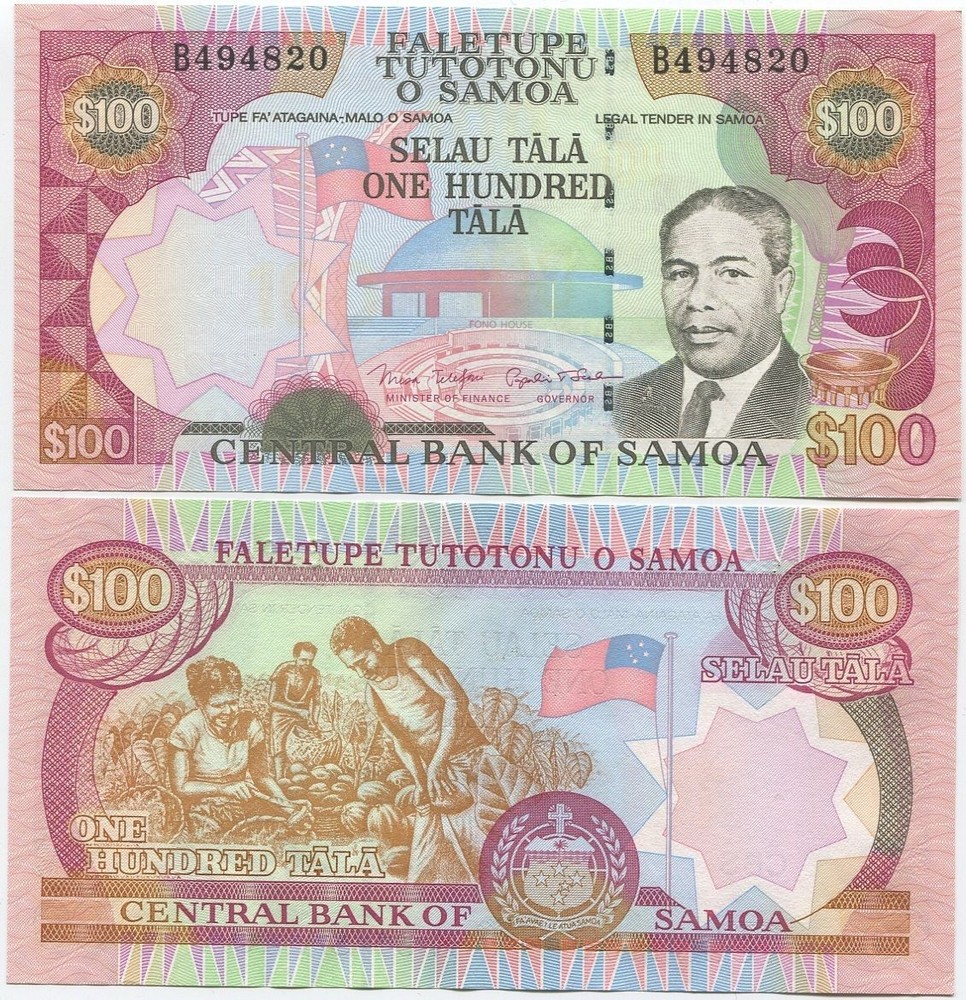Samoa 100 Tala 2006 UNC P-37