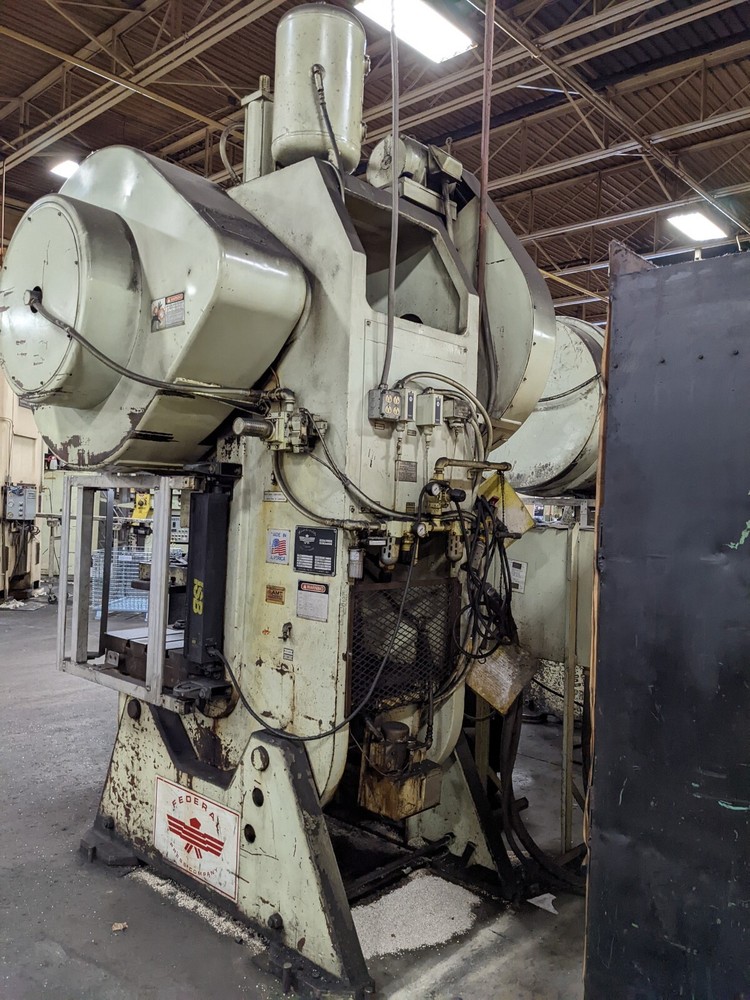 #10904: Federal 100 Ton OBI Flywheel Type Press