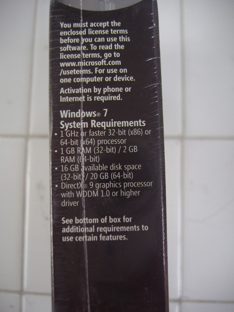 Microsoft Windows 7 Ultimate Full 32 & 64 Bit DVDs MS WIN =SEALED RETAIL BOX=