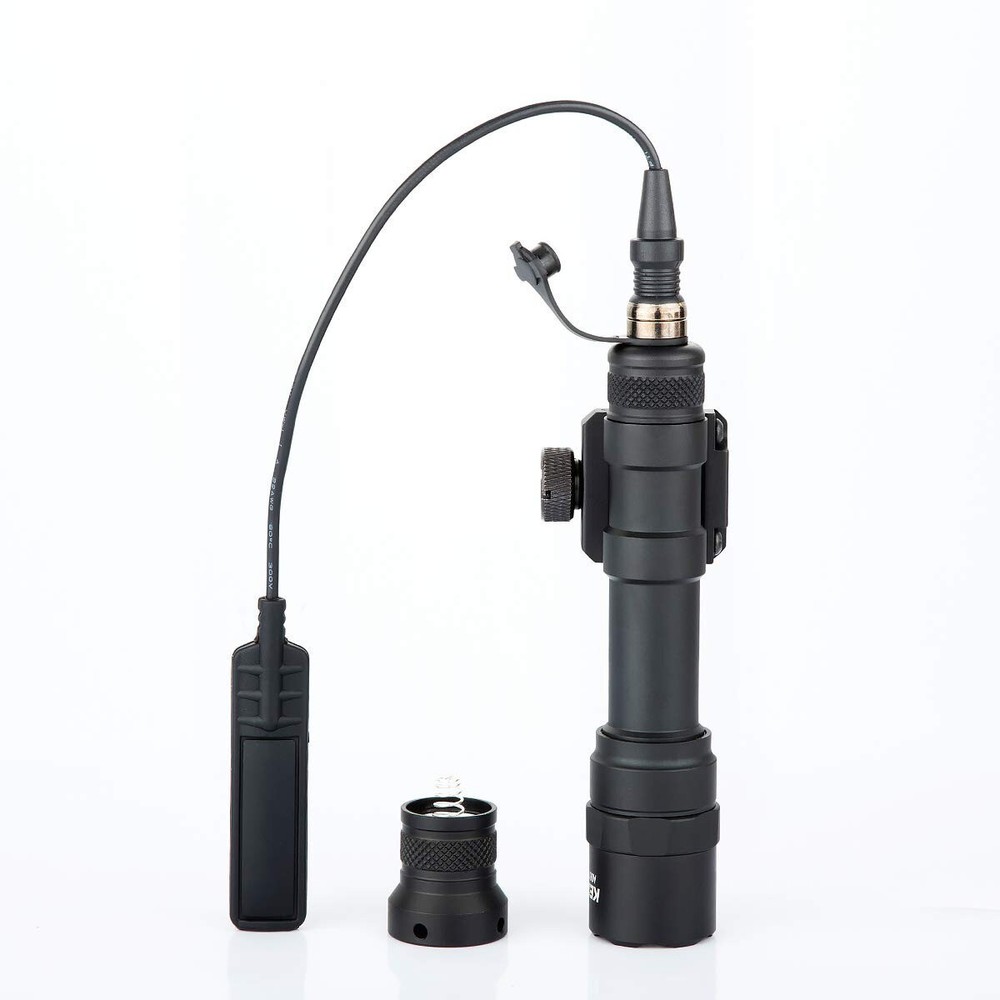 Tactical Flashlight Picatinny Light with Pressure Switch Included for M600B