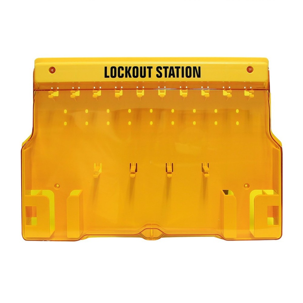Wisamic Lockout Tagout Station with Cover, Includes 10 Key Different Padlocks...