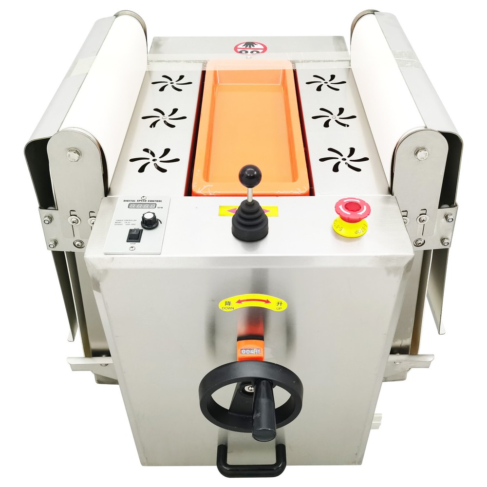 110V Small Table Folding Pastry Machine Dough Sheeter Press Making Machine 350mm