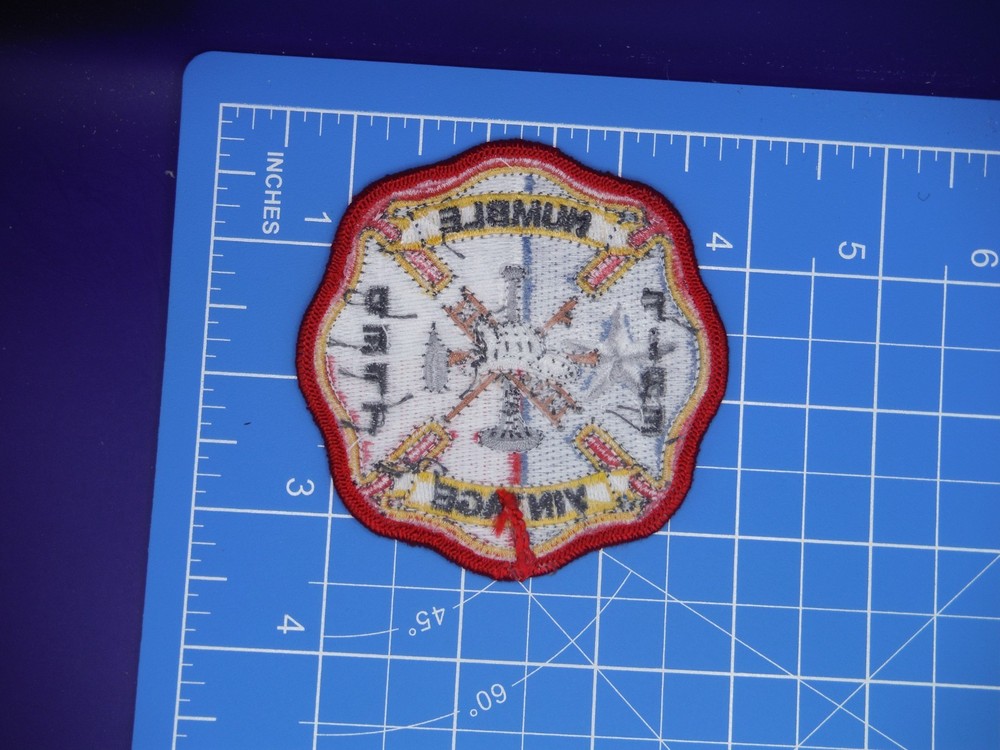 Humble Vintage Texas Fire Dept patch-Bin A