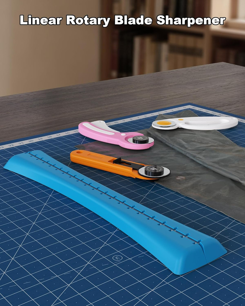 Linear Rotary Blade Sharpener, Rotary Cutter Sharpener for 45Mm and 60Mm Blades,