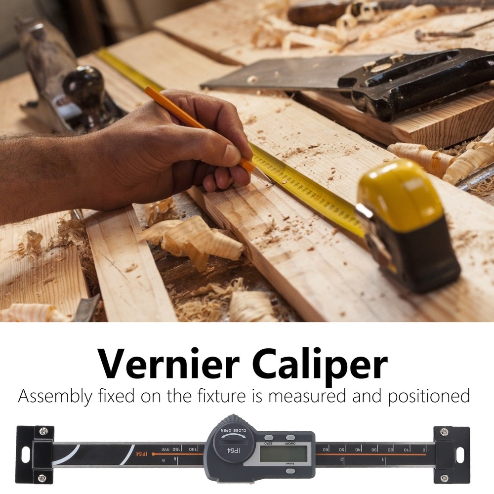 Digital Vernier Caliper Accurate Measurement Data Easy Read Display For Machine