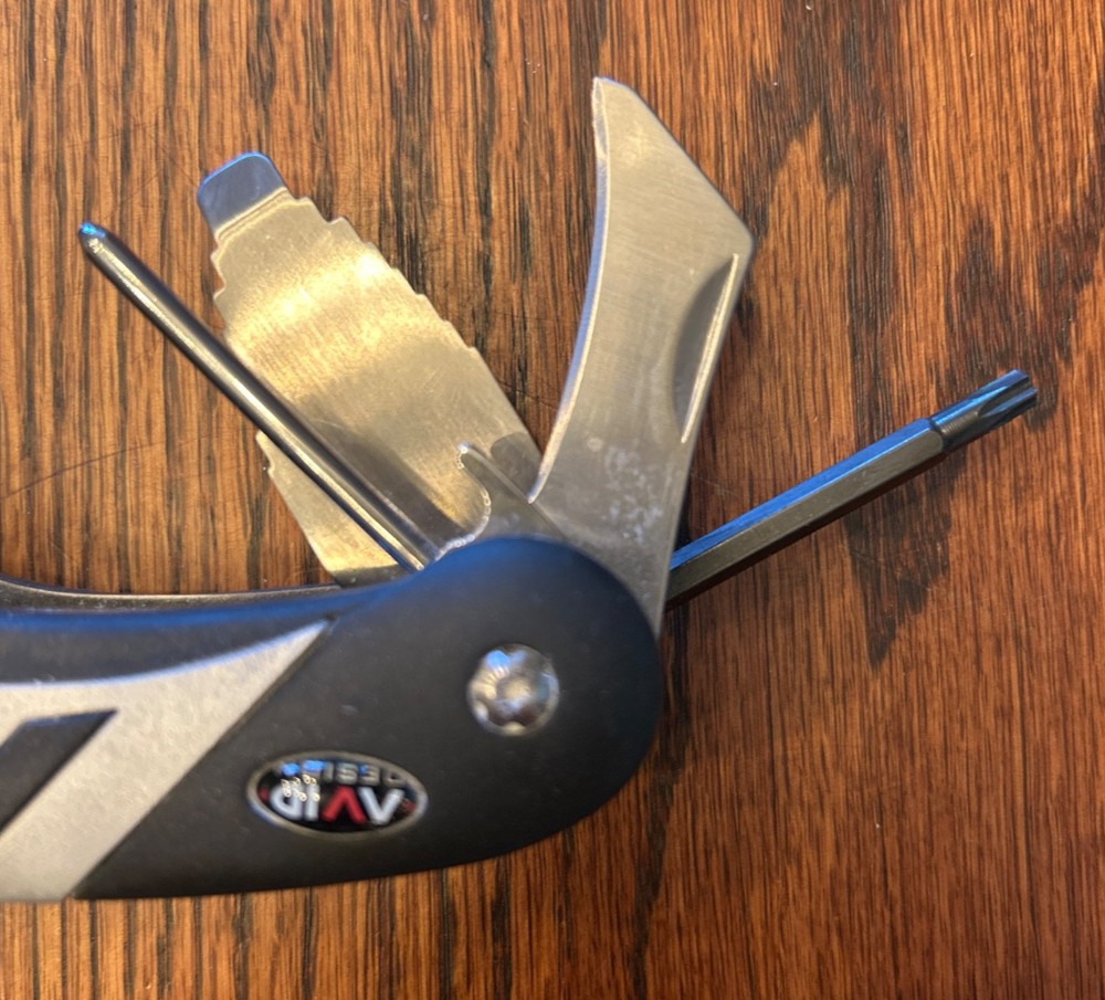 AVID Design Gun Tool World's #1 Shooters Multi-Tool. 18 tools in 1 Pre-Owned