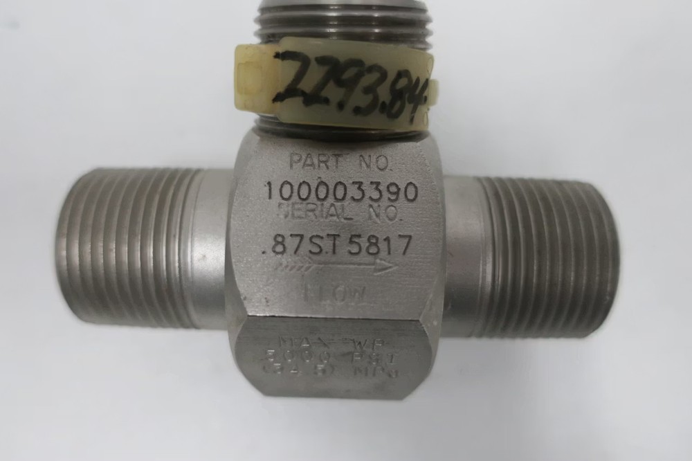 Halliburton 100003390 Vortex Flow Meter 1in