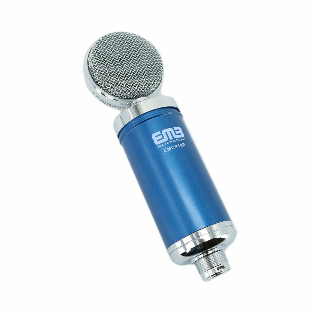 EMC910 Multi-Pattern Large Diaphragm Condenser Project Studio Microphone Blue