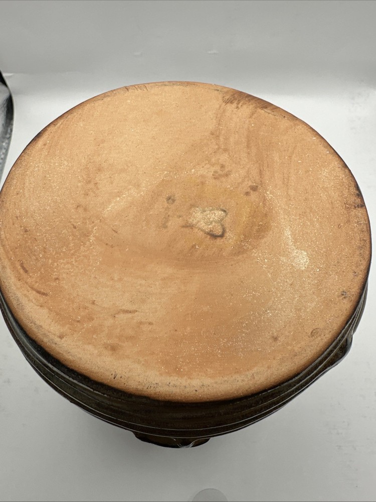 Primitive Style Studio Pottery Brock Open With Textures Surface