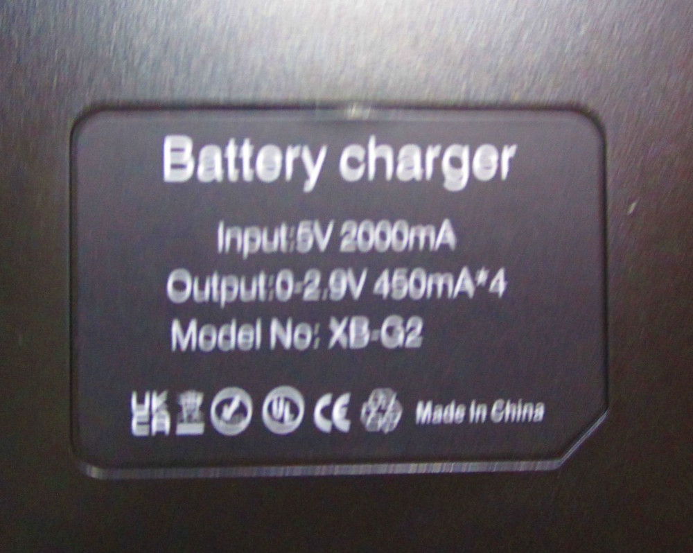 Rechargeable Battery Pack For Xbox One Controller 4*2000mah With Charger GAR