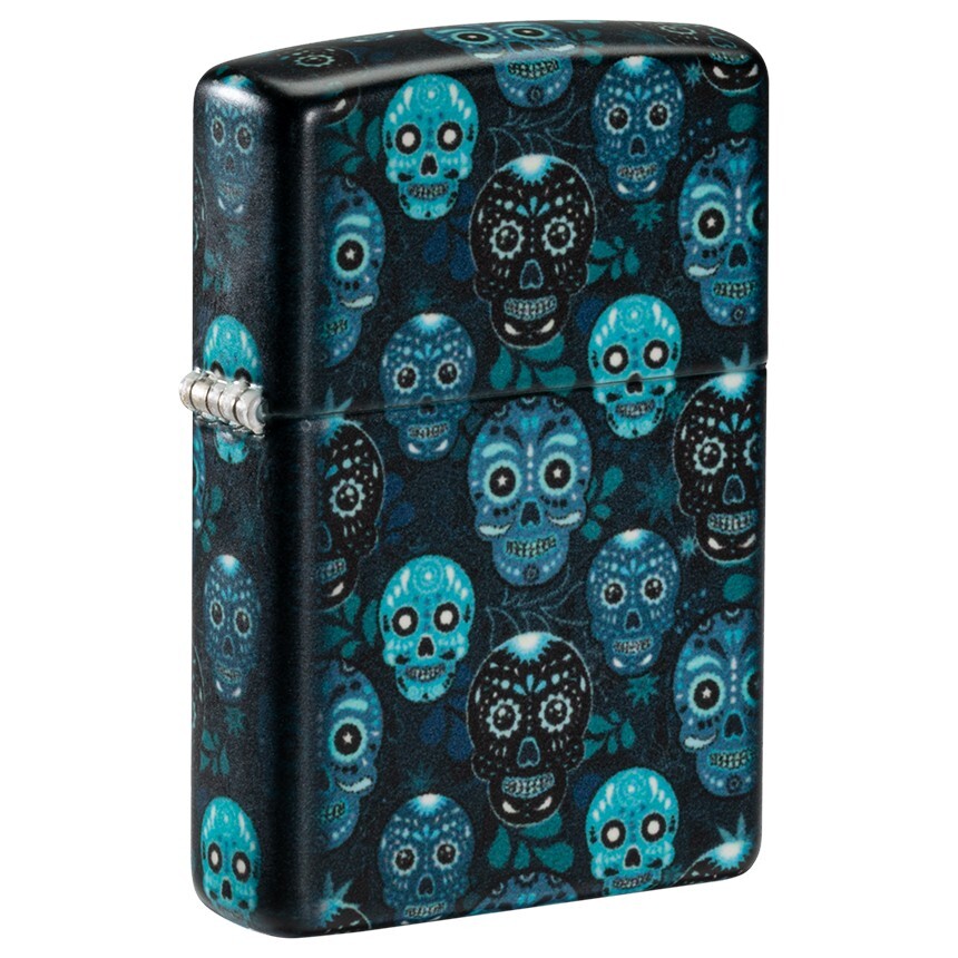 ZIPPO 46017 SUGAR SKULLS GLOW Lighter