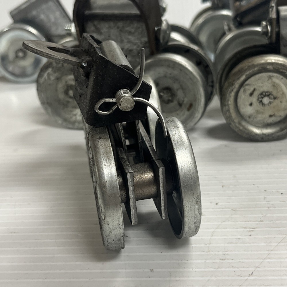 Western * Box Rail Barn Door Trolley Hangers Roller Replacement Used