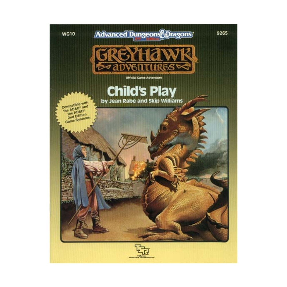 TSR Greyhawk Child's Play VG