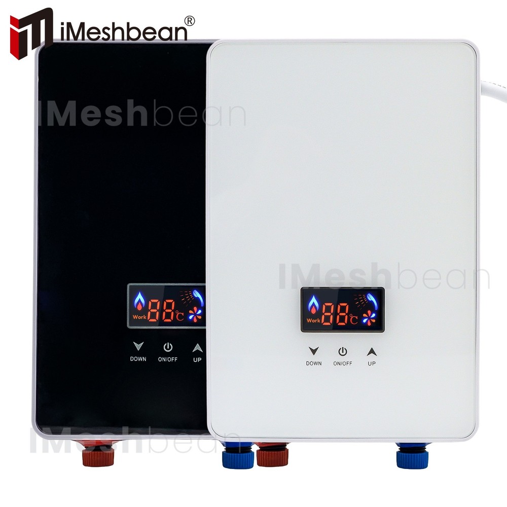 6500W 220V Electric Instant Tankless Water Heater Kitchen Shower Whole House