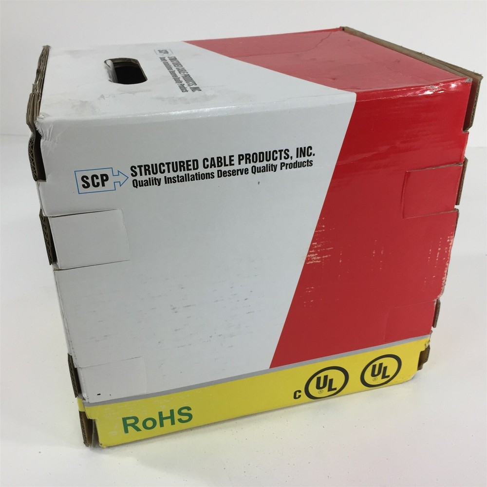 Structured Cable Products 16/2SP-65-PUR-1000 Unshielded Riser Cable 2/C 1000'