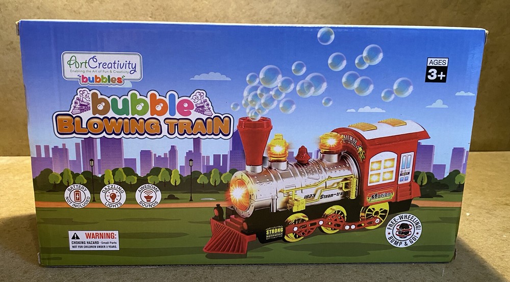 ArtCreativity Bubble Blowing Train