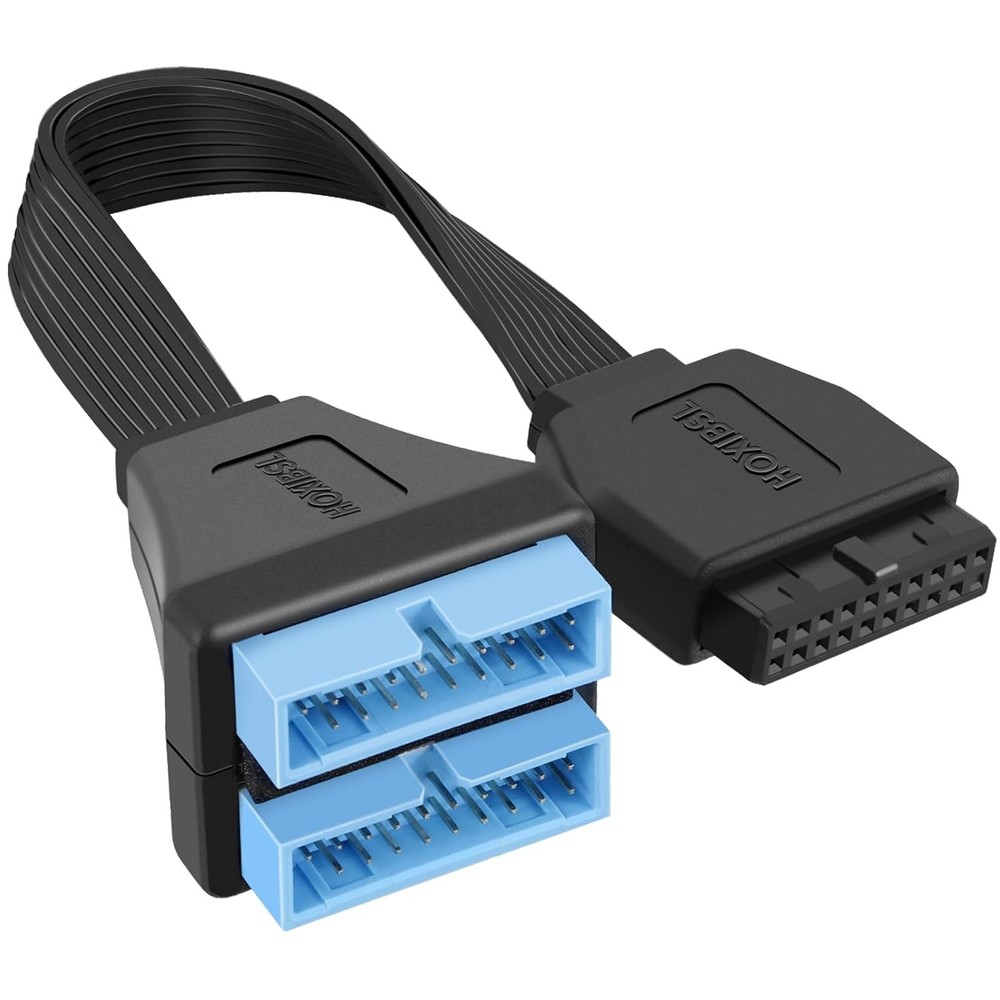 USB 3.0 Header Splitter Extension Cable,Motherboard Internal hub...