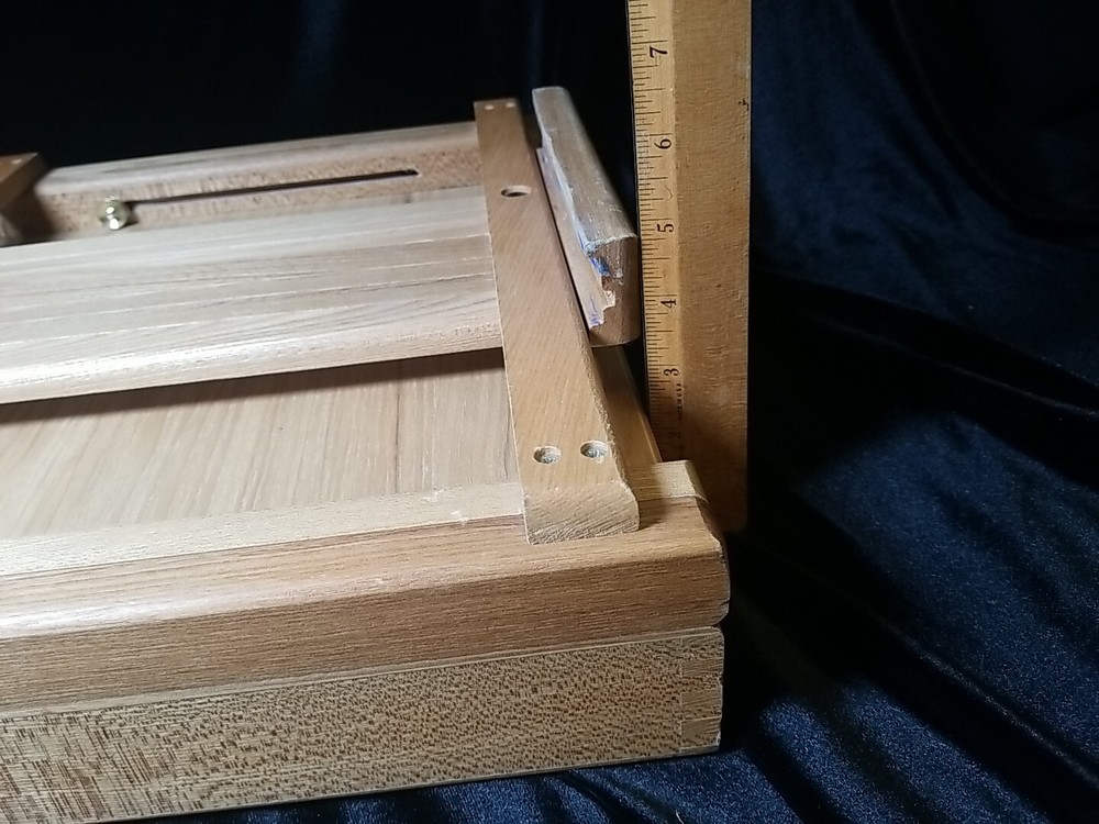 Beech Wood Folding Paint Sketch Box Table Easel with Drawer