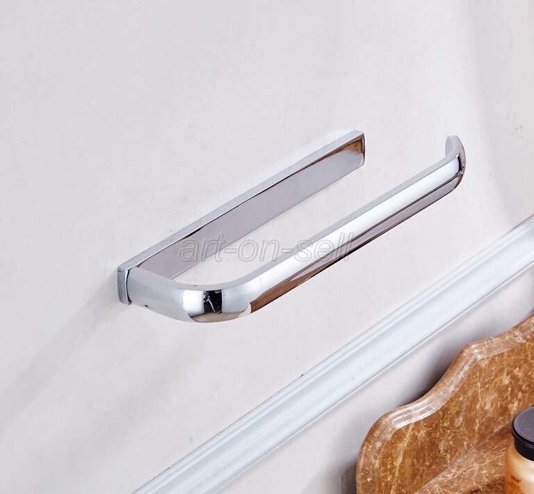 Polished Chrome Brass Wall Mounted Bathroom Accessories Bath Hardware Set