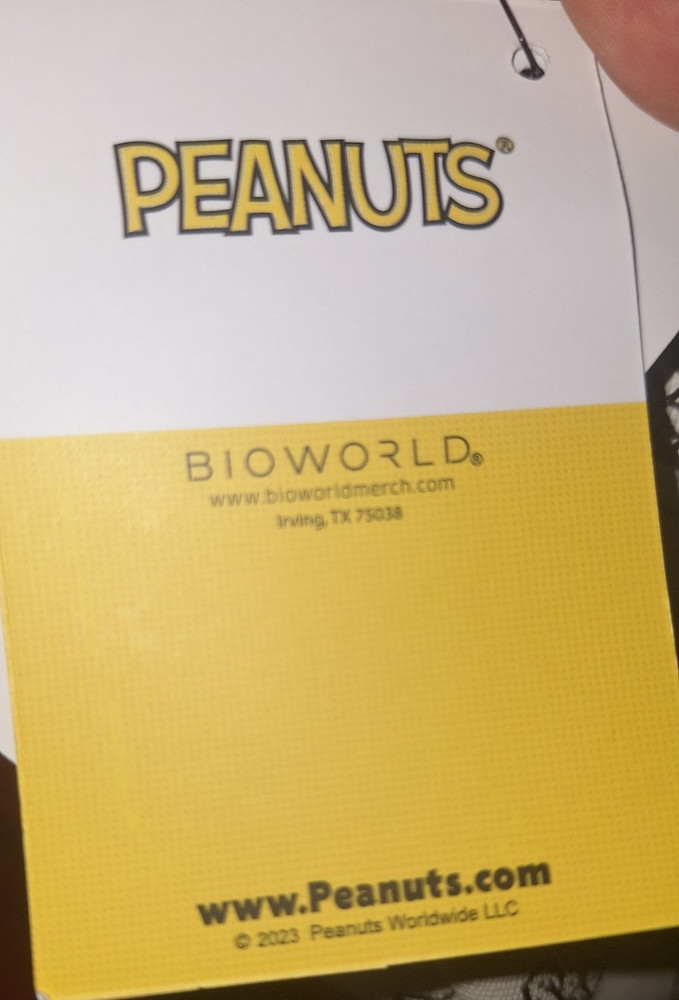 Peanuts Full Cast Bioworld Mini Backpack 'White/Red/Black' - NWT