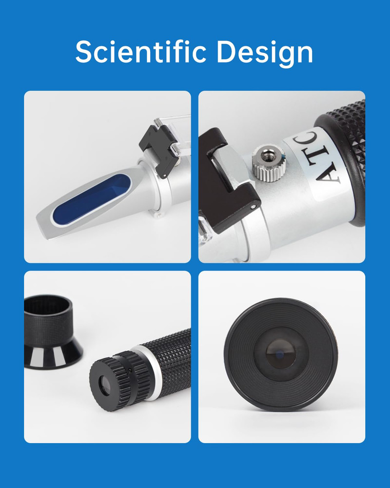 LOHAND Brix Refractometer with Automatic Temperature Compensation(Atc), Precisio