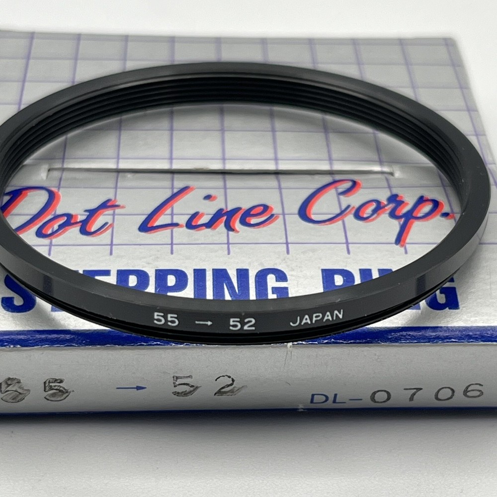 55-52mm Step Down Adapter Ring for Camera Camcorder Video - 55mm-52mm