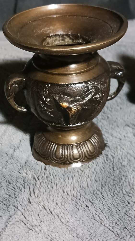 Japanese Cast Bronze Incense Burners