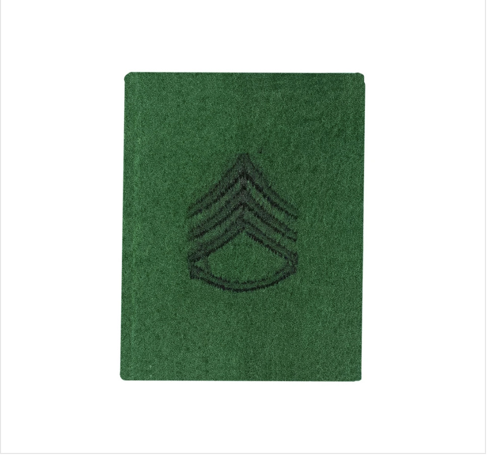GENUINE U.S. ARMY LEADERSHIP RANK TAB: STAFF SERGEANT