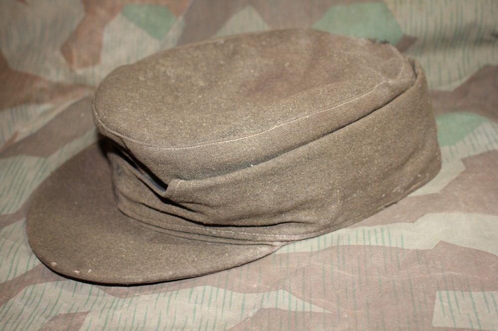 ORIGINAL WW2 GERMAN M43 FELDMUTZE STYLE FIELD CAP MODIFIED WH SS OSTFRONT