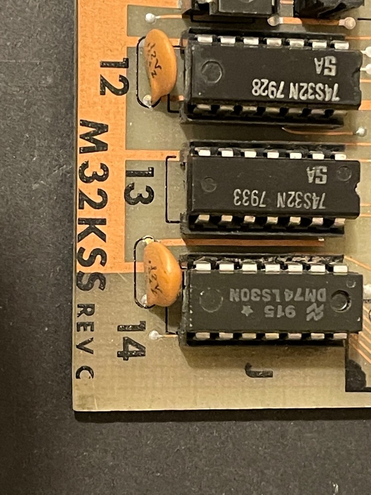 M32KSS MICROBYTE STATIC MEMORY BOARD S-100 (72) SOCKETED MM5257N-L SRAM VINTAGE