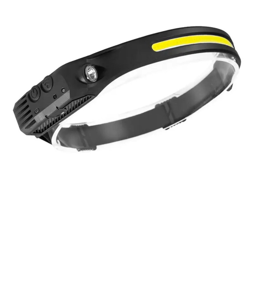 LED Headlamp USB Rechargeable Headlight Torch Work Light Spot Light-Red Or White
