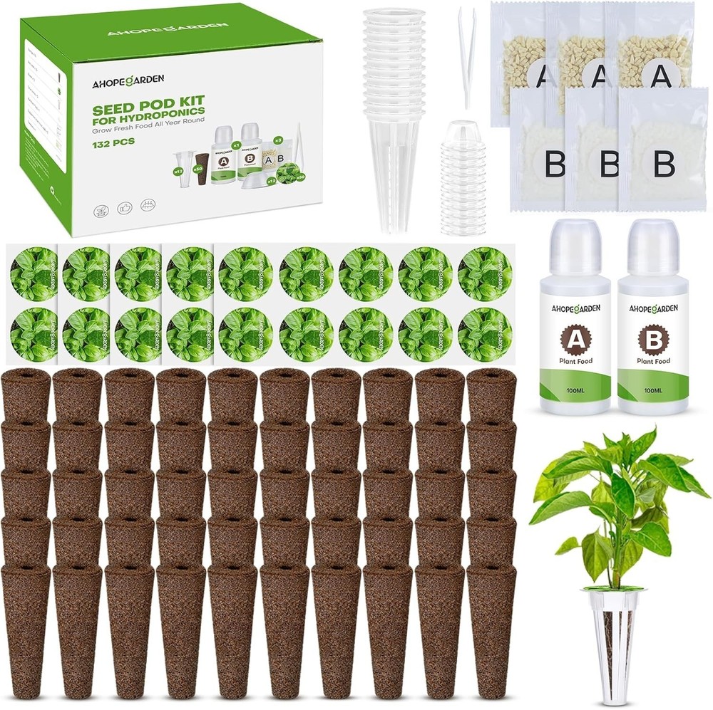 Seed Pods Kit for Hydroponics Growing System Starter for Indoor Garden Including