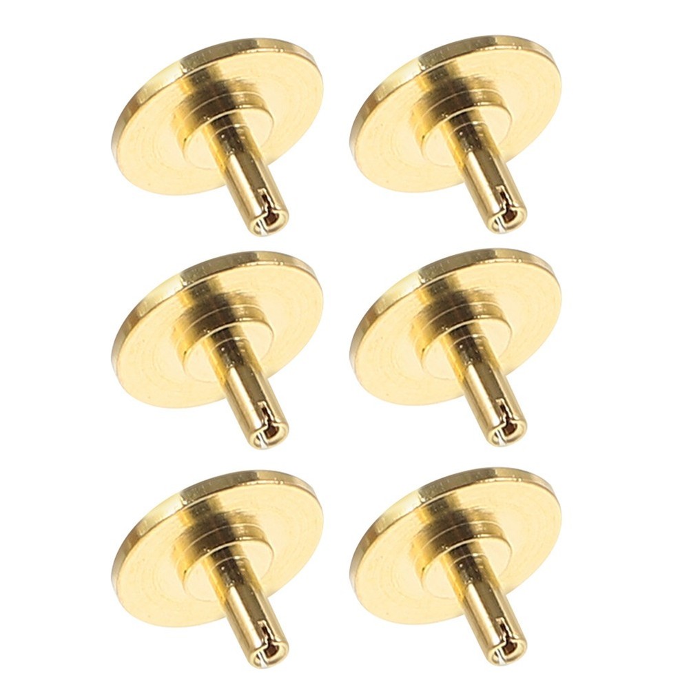 6 Pcs Copper Replacement Clock Caps For Quartz Wall Clock Parts